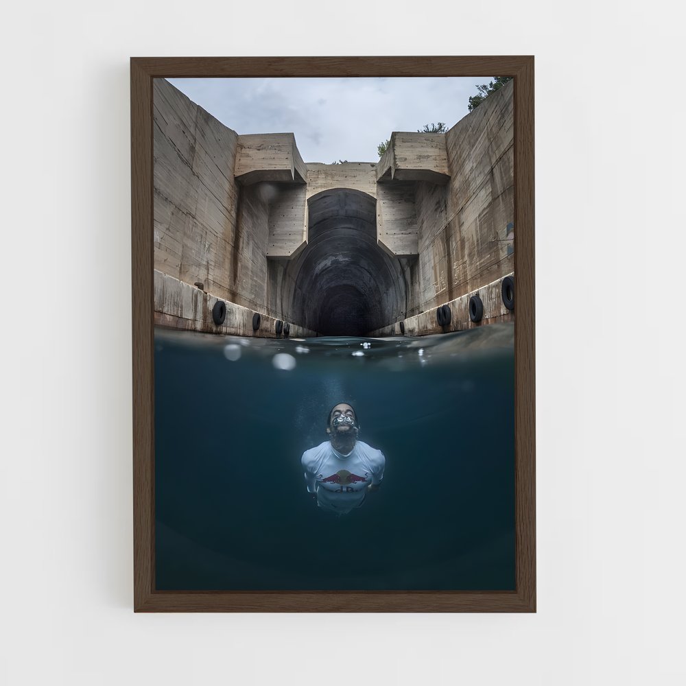 Poster Plongée Mystique – affiche Plongeon de falaise (vue 5)